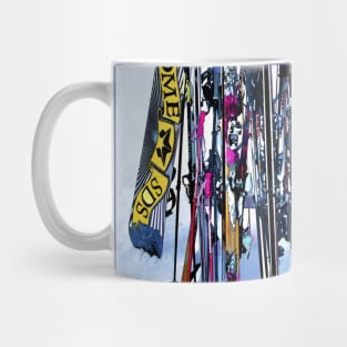 The Ski Party - Skis and Poles Mug